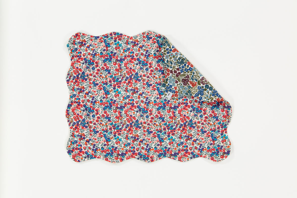 Liberty Wiltshire & Wildflower Waltz Print Placemats with Wave | Set of 2