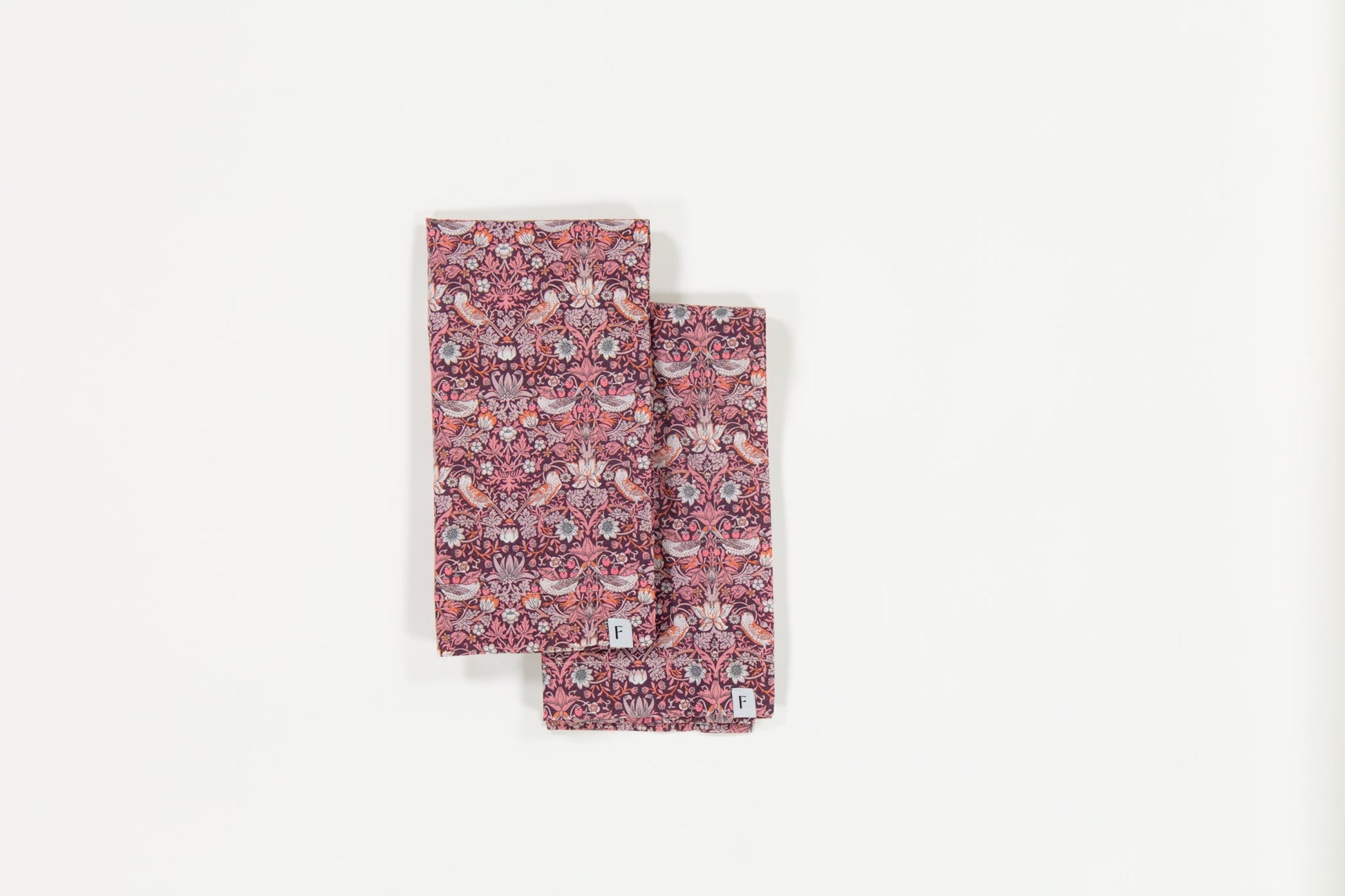 Liberty Pink Strawberry Thief Print Napkins | Set of 2