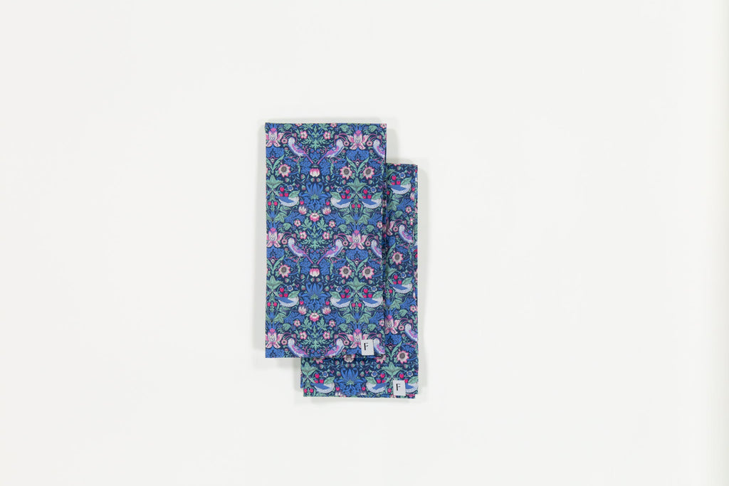 Liberty Blue Strawberry Thief Napkins | Set of 2