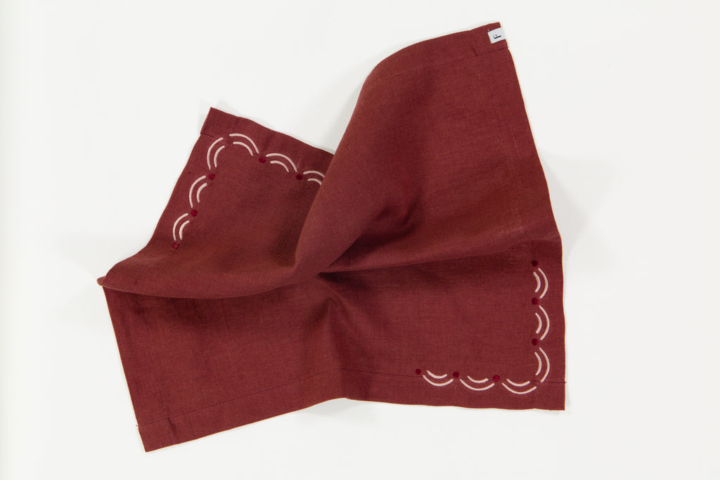 Dusty Red Napkins | Set of 2