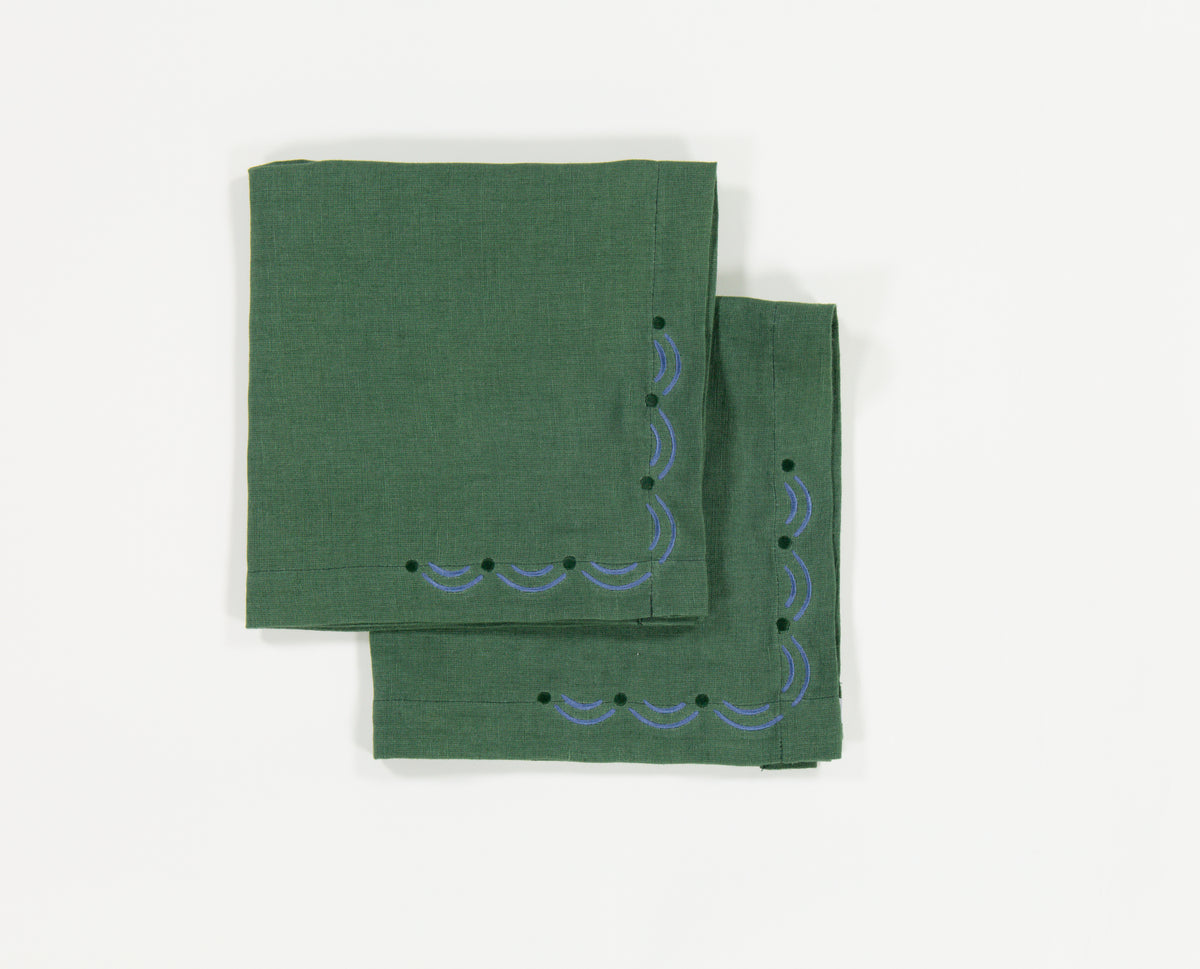 Foliage Green Napkins | Set of 2