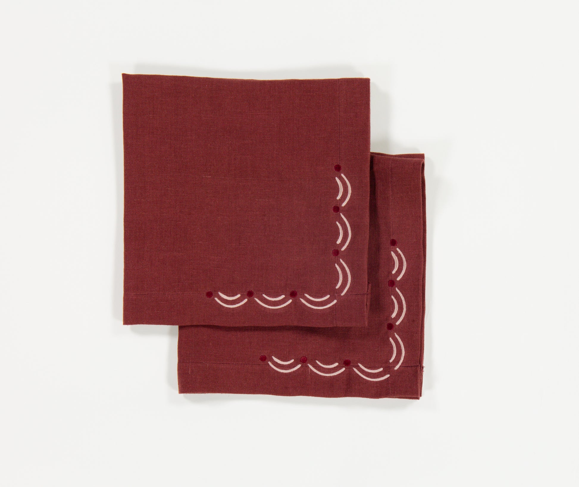Dusty Red Napkins | Set of 2