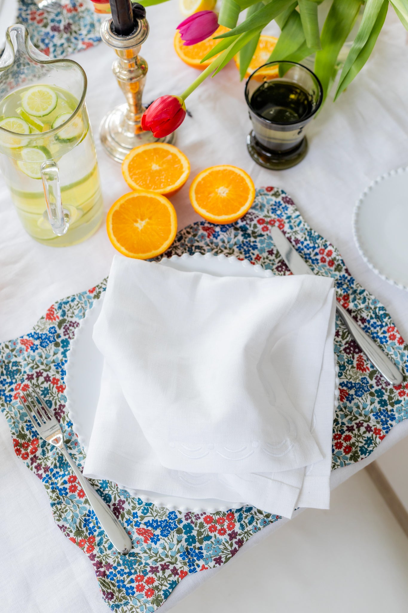 Classic White Napkins | Set of 2 – The Fold Collection
