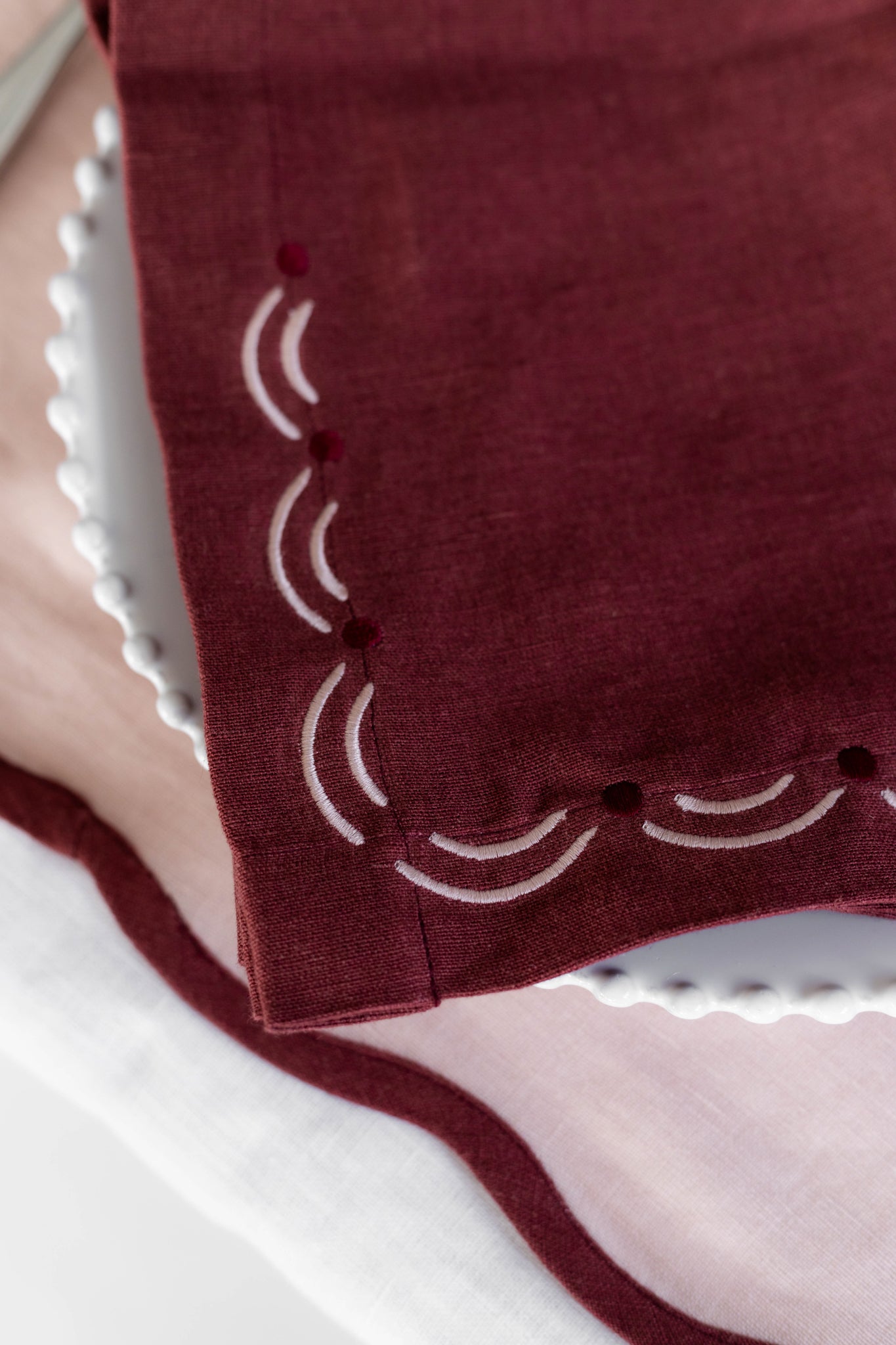Dusty Red Napkins | Set of 2