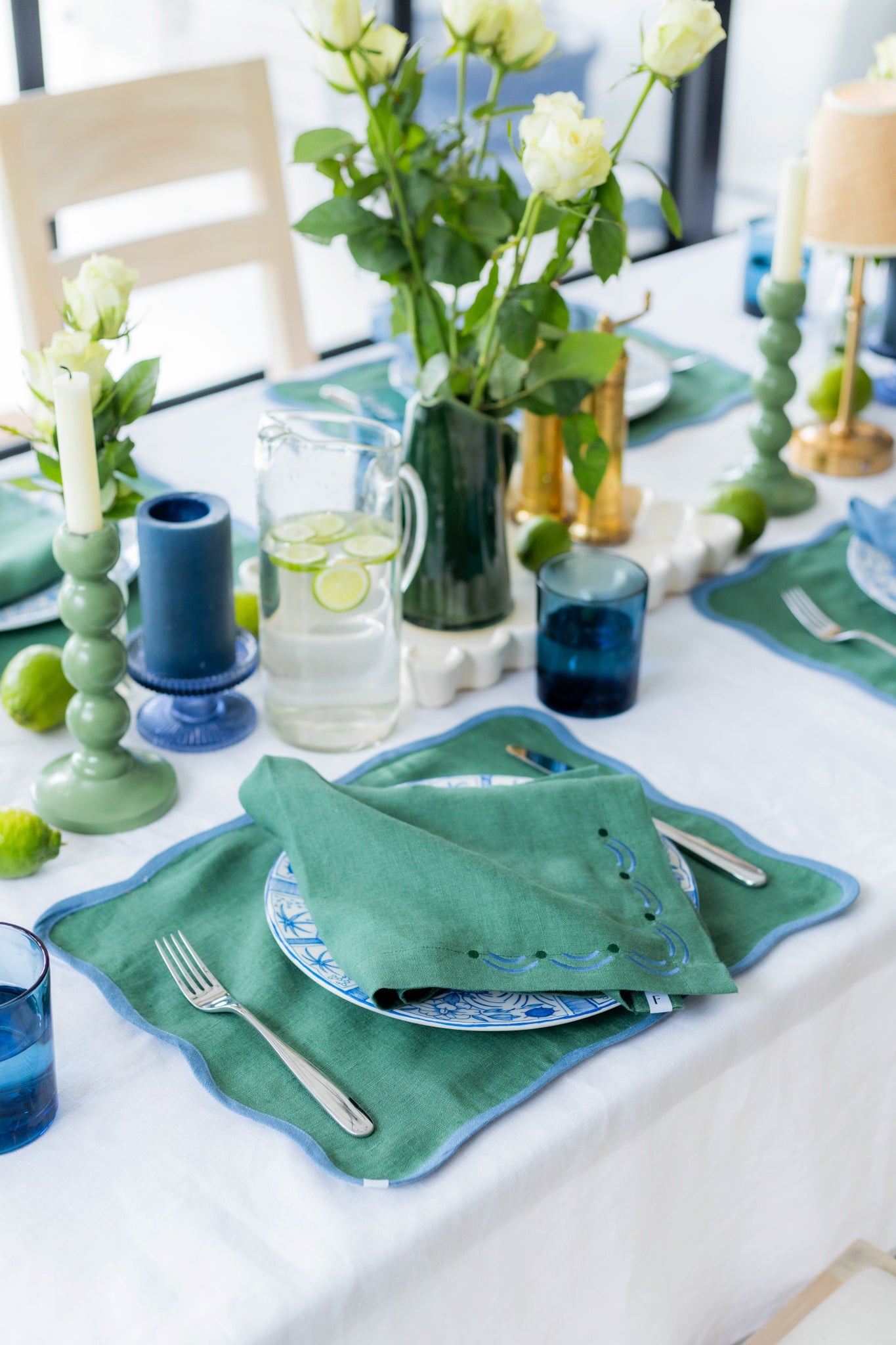 Foliage Green Napkins | Set of 2